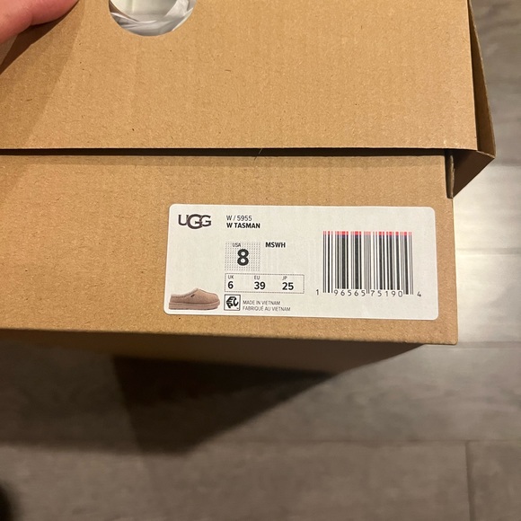 UGG Tasman Slippers Mustard Seed Silp On  Womens 5955-MSWH Ships out in one day - Picture 17 of 17